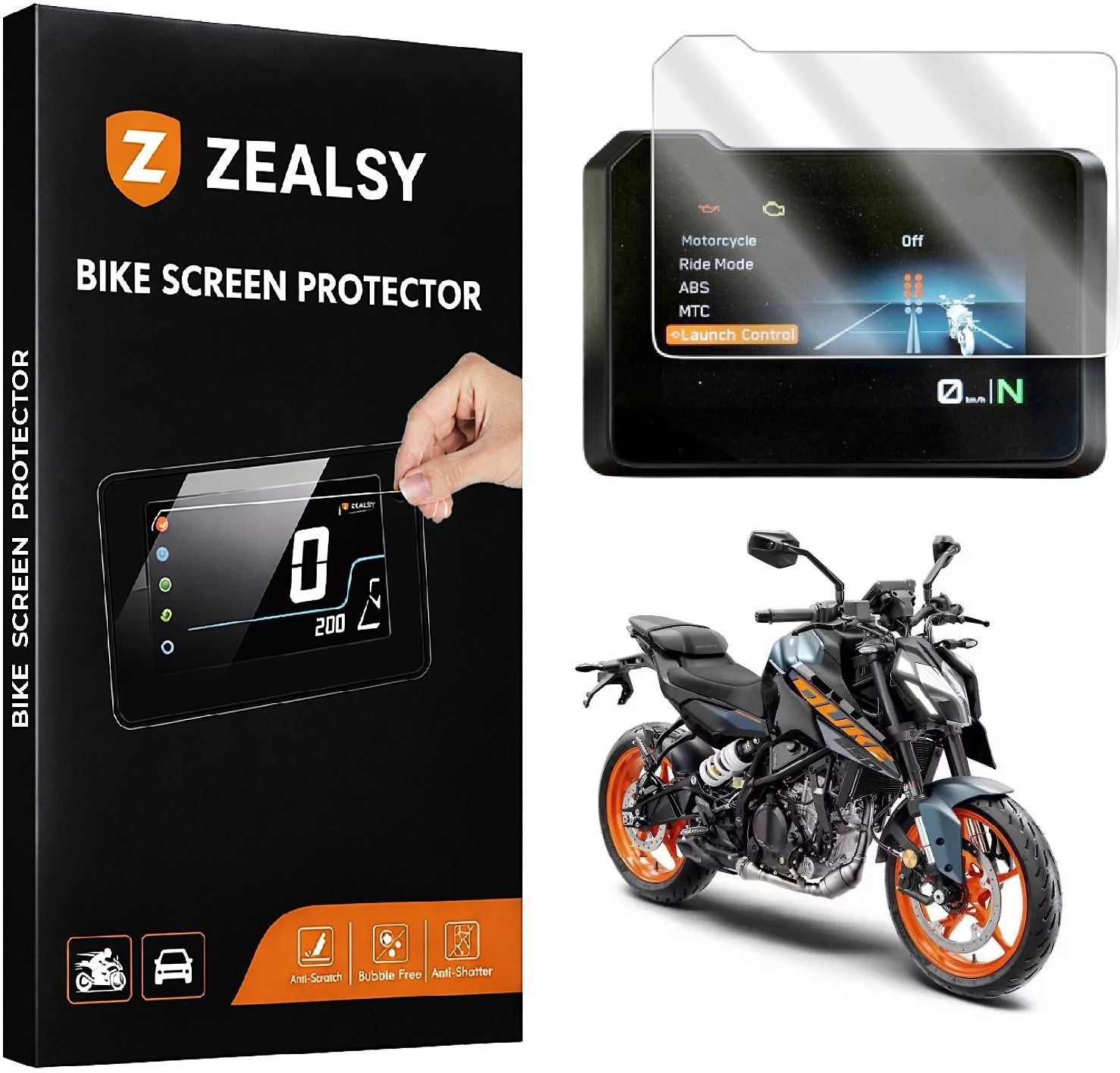 Screen Guard Duke 250 3rd Gen Digital Speedometer Display Protector Bike Display Screen Guard-image-14