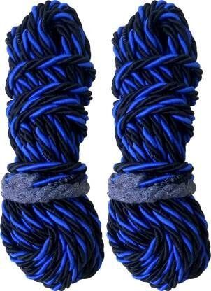 Leg Guard Rope Pack of 2 Bike Crash Guard Rope Blue(Universal For Bike)