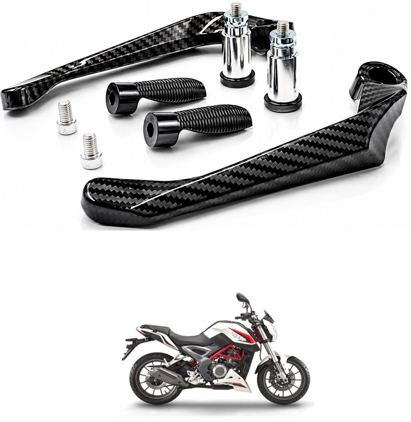 Motorcycle Brake Clutch Lever Guard, Universal 22mm Handlebar Protector SG166 Motorcycle Brake Clutch Lever Guard, Universal 22mm Handlebar Protector SG166 Satellite Vehicle Antenna-image-30