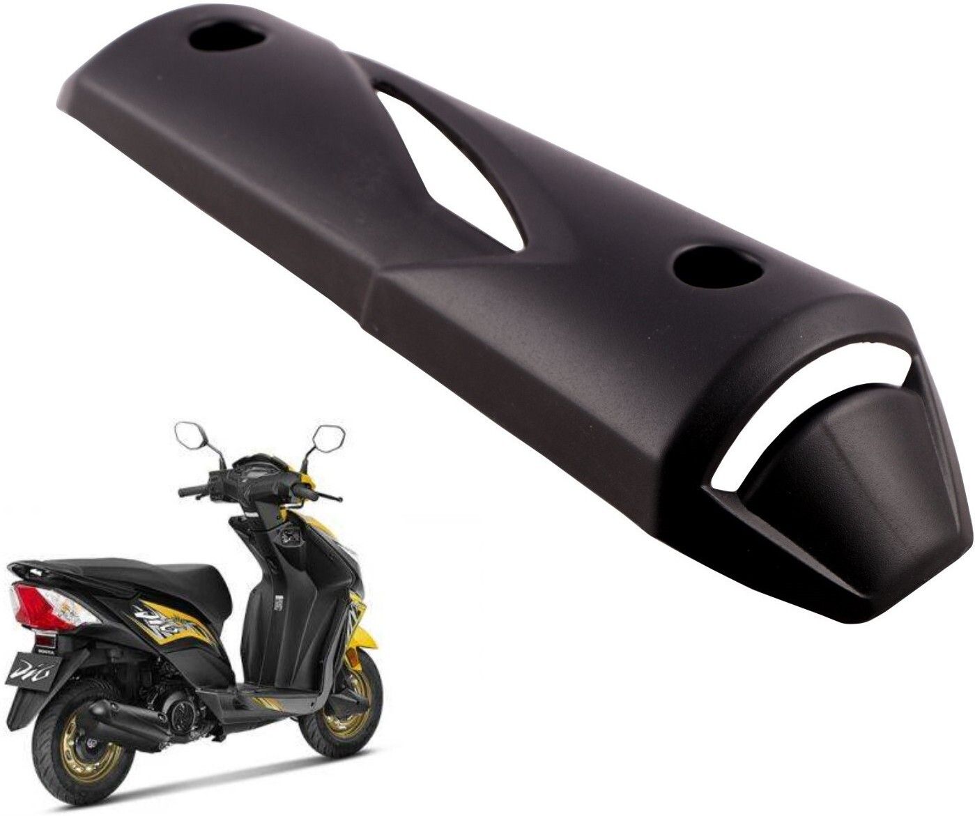 DIO SILENCER GUARD Bike Exhaust Heat Shield-image-31