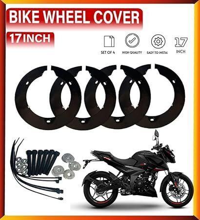 exariogadget Bike Whel Cover for 17 inch Whel for Pulsar N 160 & All Universal Bike Bike Fairing Kit-picture-19