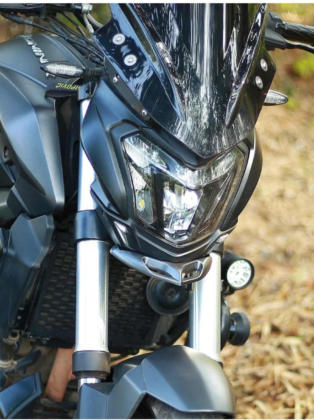 motoquebikers Winglet for Dominar 400 & 250 (Matte Black) Bike Fairing Kit-picture-17