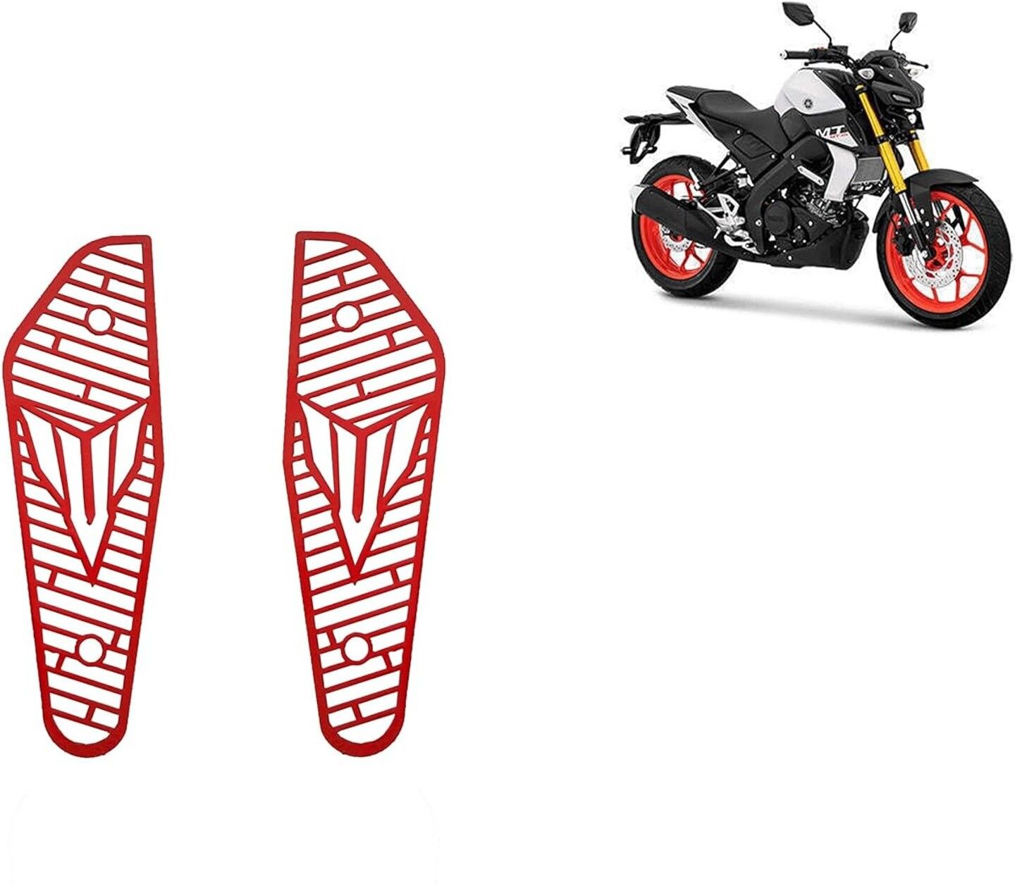 showride Premium Look MT-15 Sporty Air Duct(Red).. Bike Fairing Kit-picture-5