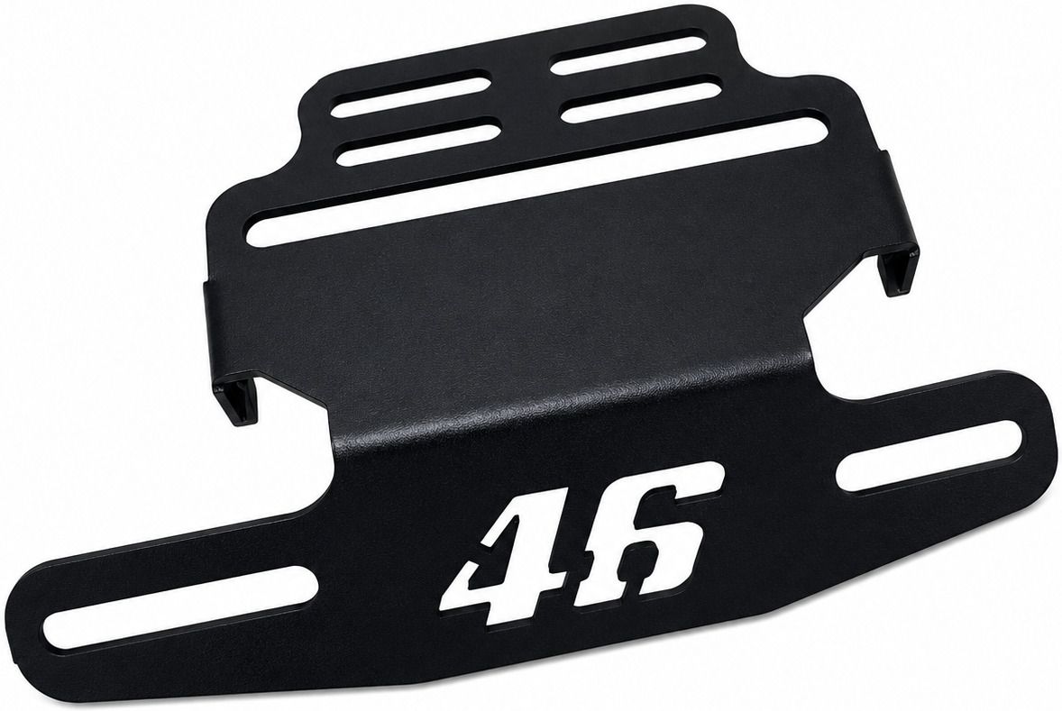 Motorcycle Rear Number Plate Holder Tail Tidy | Sporty 46 Metal Bracket Black Bike Fairing Kit-image-23