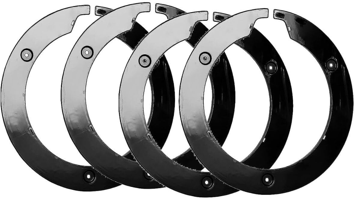 Universal Bike Wheel Cover 17 Inch 4 pc ( Black) Wheel Cover For NA NA-image-40