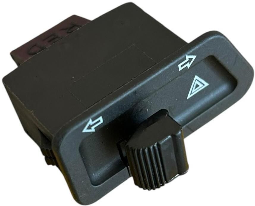 Universal Parking Hazard Indicator Switch Handle Bar Grip For TVS Pep Plus