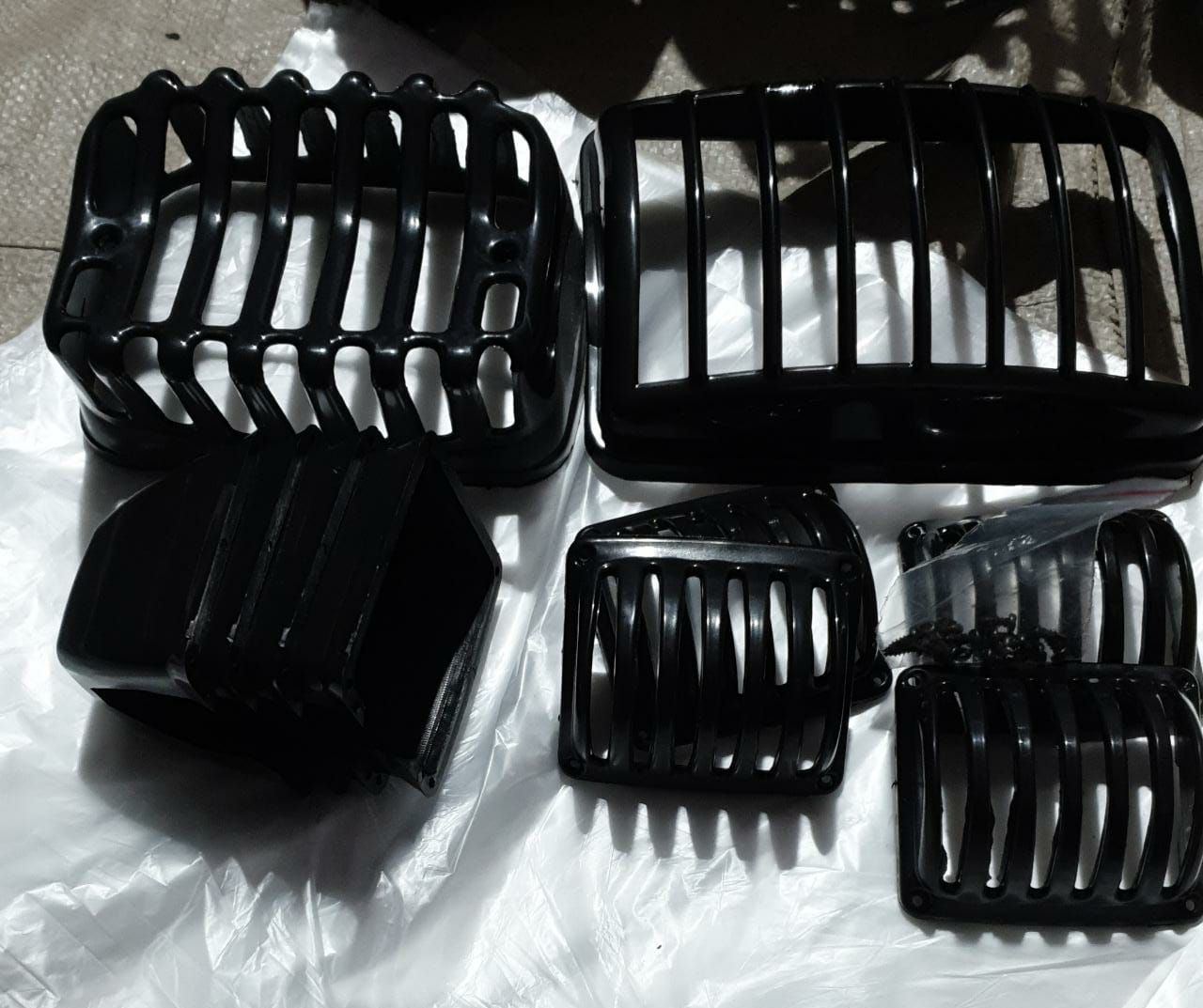 Accessories Modified for Hero Splendor pro plus ( Bike Headlight Grill Covers) Bike Headlight Grill-image-16