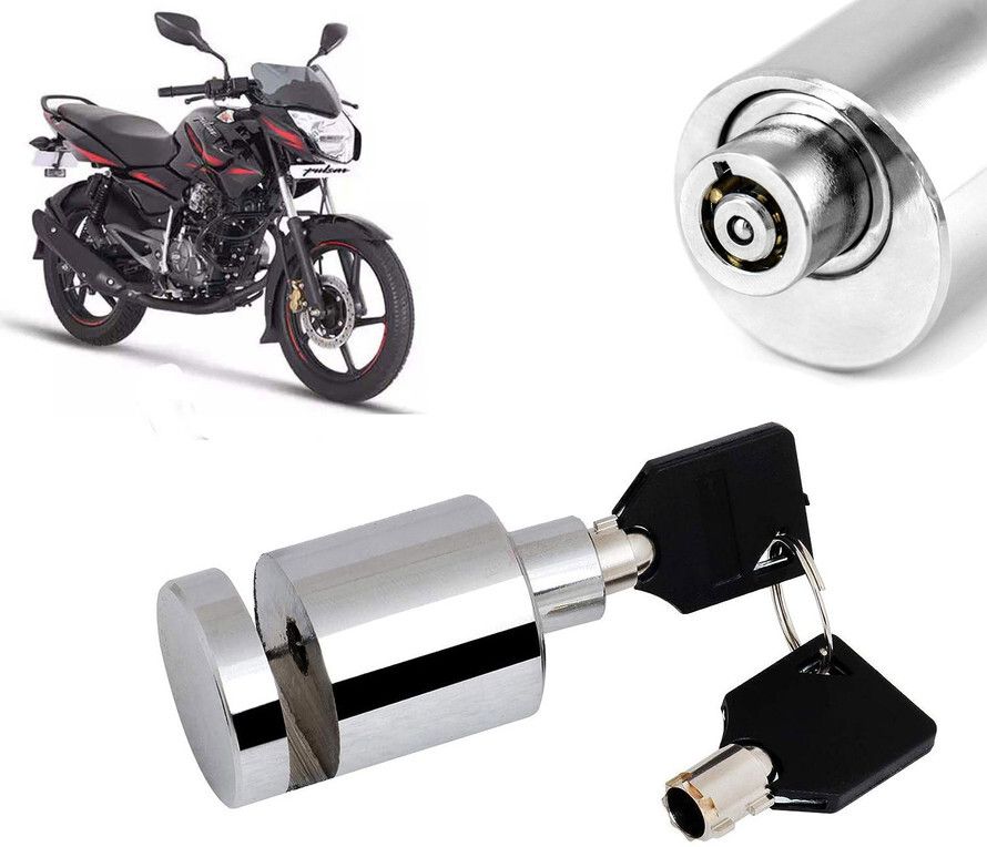 auto pearl Heavy Duty Anti Theft Motorcycle Chrome Stainless Steel Disc Brake Lock-034 Disc Lock-picture-7
