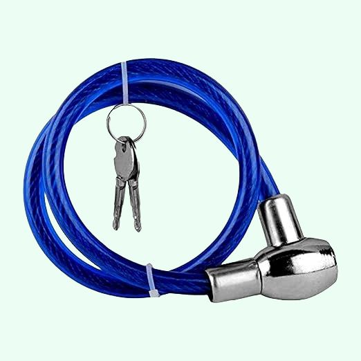 Multi-Purpose Steel Cycle Lock Bike Lock, Scooter, Helmet Lock, Bicycle Lock MN_Cycle_lock_multi/HJ74 Cable Lock