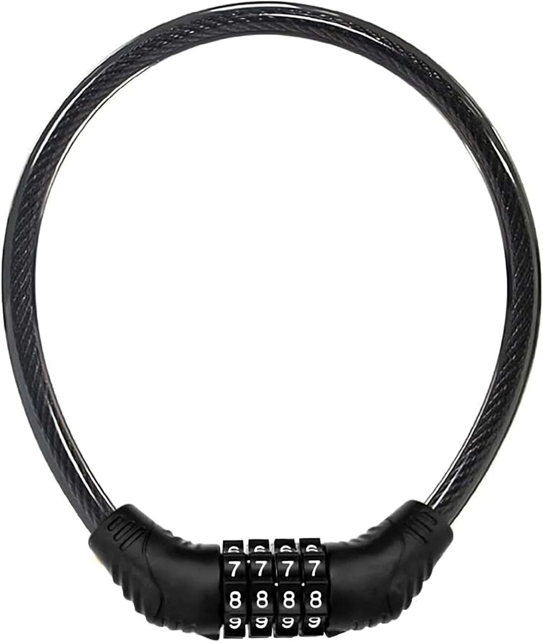 Universal Number Chain Cable Bicycle_ Helmet Lock Cycle Lock 4 Digit Lock Bicycle Lock-image-44