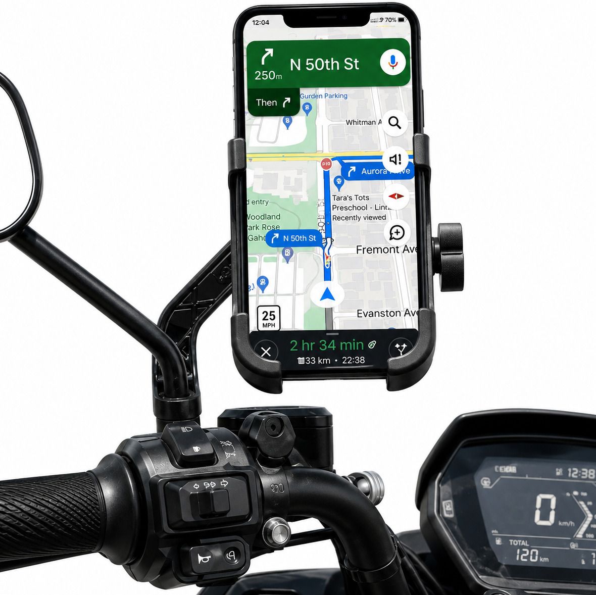 apexmobile Premium quality C2 Universal Bike, Scooty Mobile Holder Bike Mobile Holder-picture-10