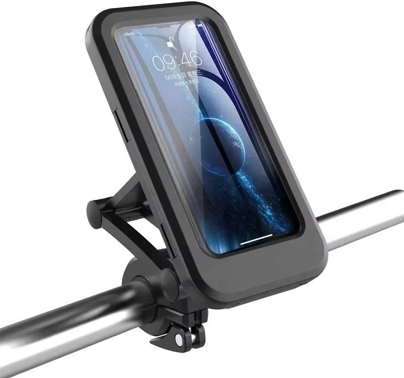 Waterproof Bike Mobile Holder Rain Cover Quick Mount Adjustable Handlebar Stand Bike Mobile Holder-image-21