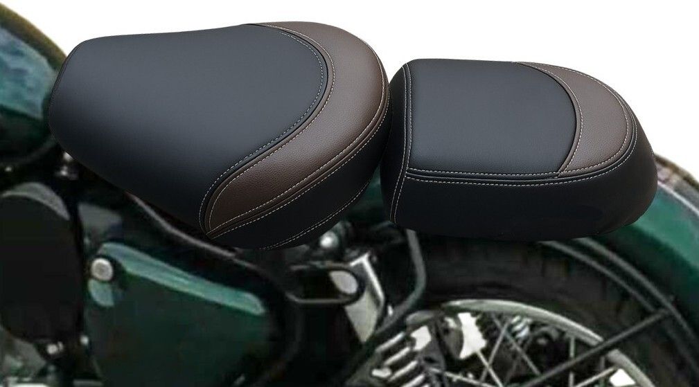 New Classic Reborn Premium Split Bike Seat Cover For Royal Enfield Classic, Classic 350, Bullet
