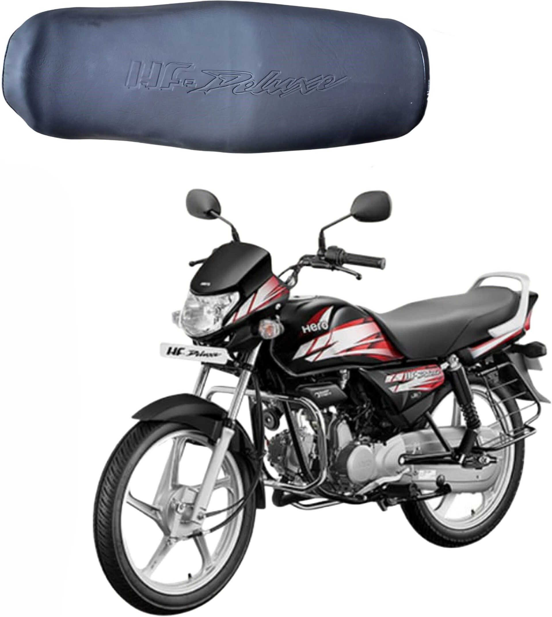 HF DELUX SEAT COVER_07 Single Bike Seat Cover For Hero HF-image-47