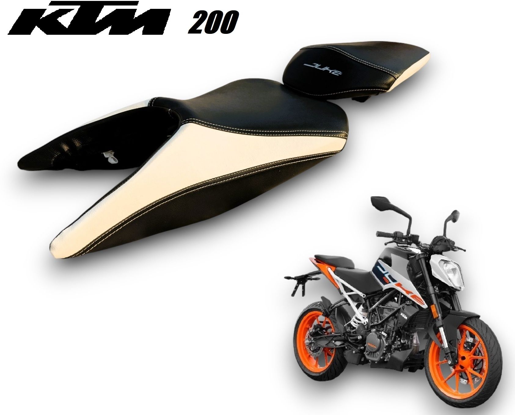 autoleopard KTM 200 BIKE SEAT COVER Split Bike Seat Cover For KTM Duke 200-picture-27