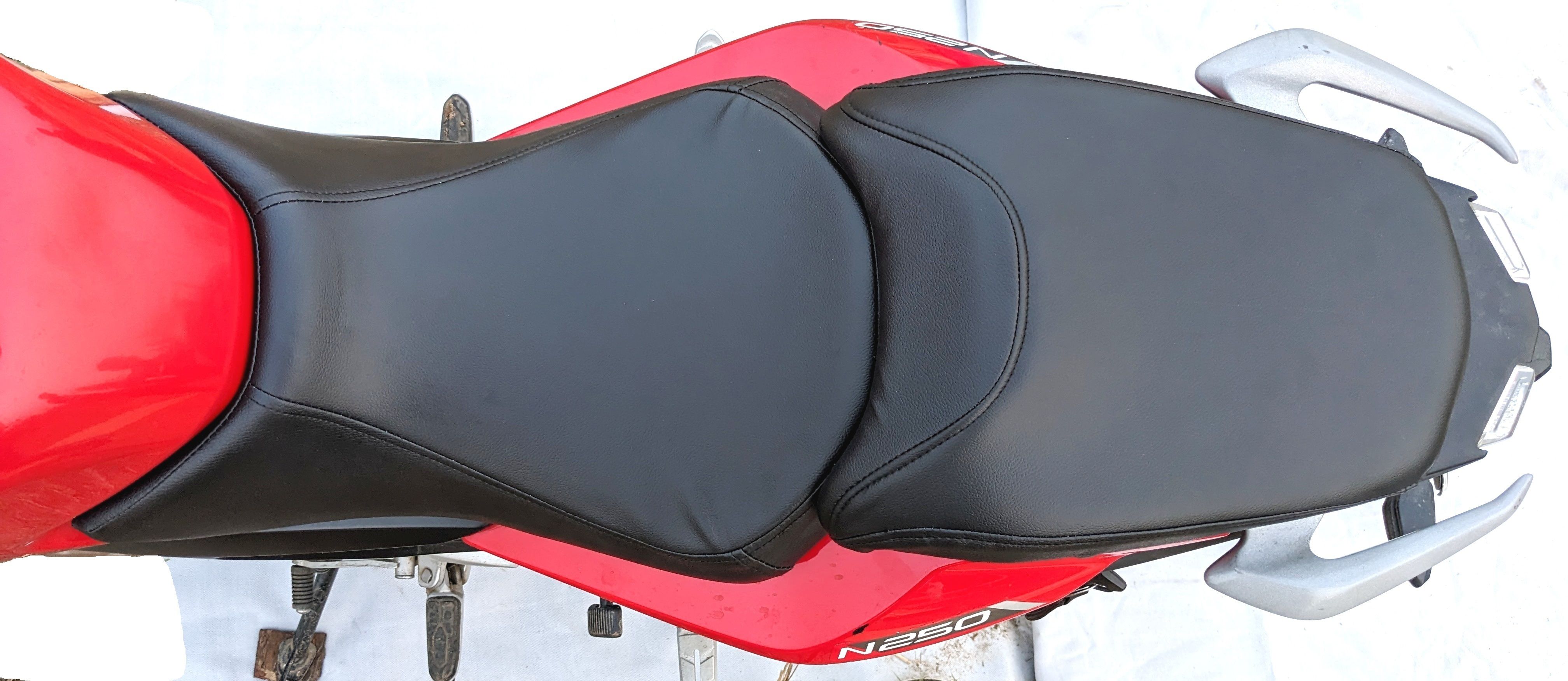 PULSAR N 160/250 SEAT COVER BLUE TONE AT THE BACK Split Bike Seat Cover For Bajaj Pulsar-image-45