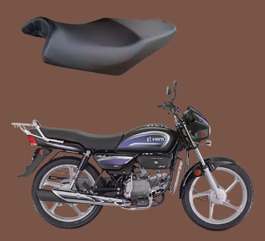 Splendor + SEAT_Cover_A52@Z507 Single Bike Seat Cover For Hero Splendor Plus-image-35