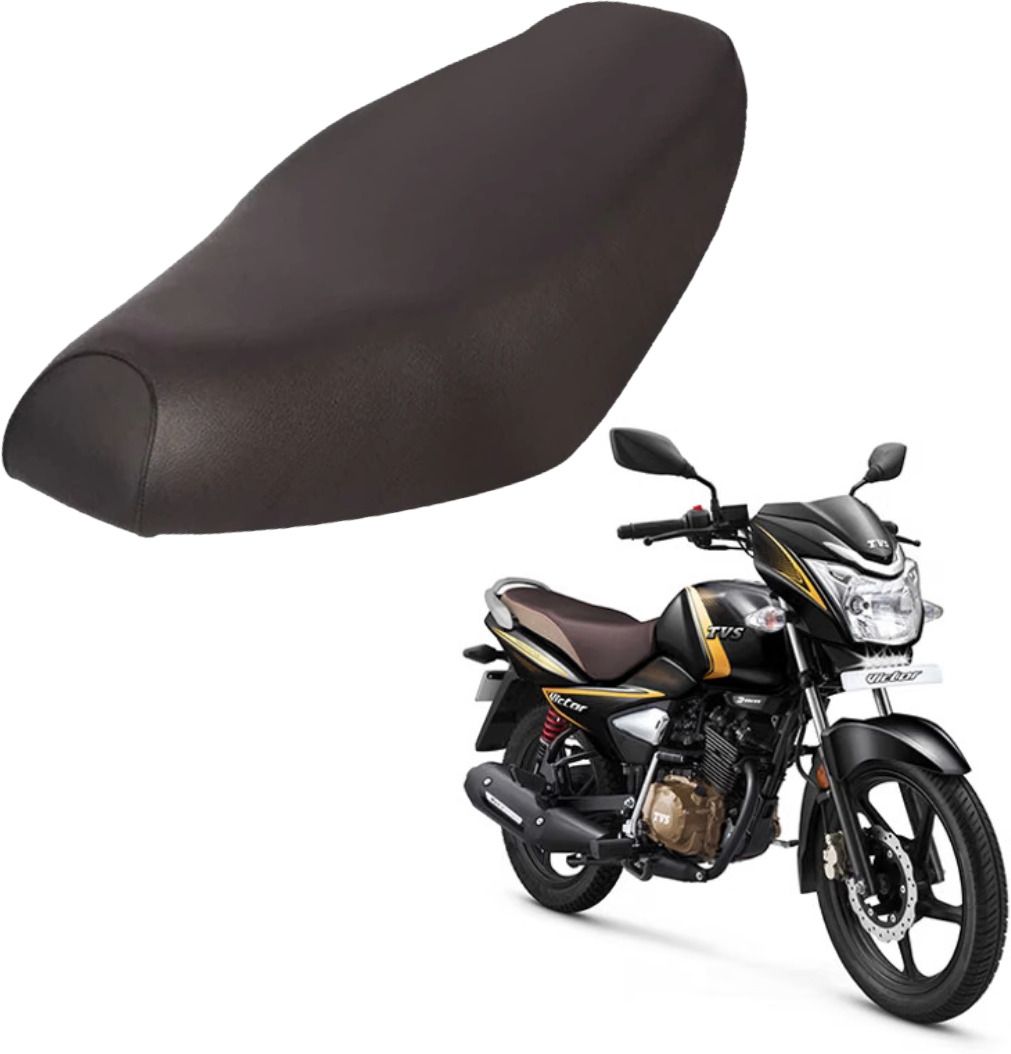 Victor Seat Cover Protect from Bike seat, PU Leather Waterproof Cover Single Bike Seat Cover For TVS Victor New-image-10