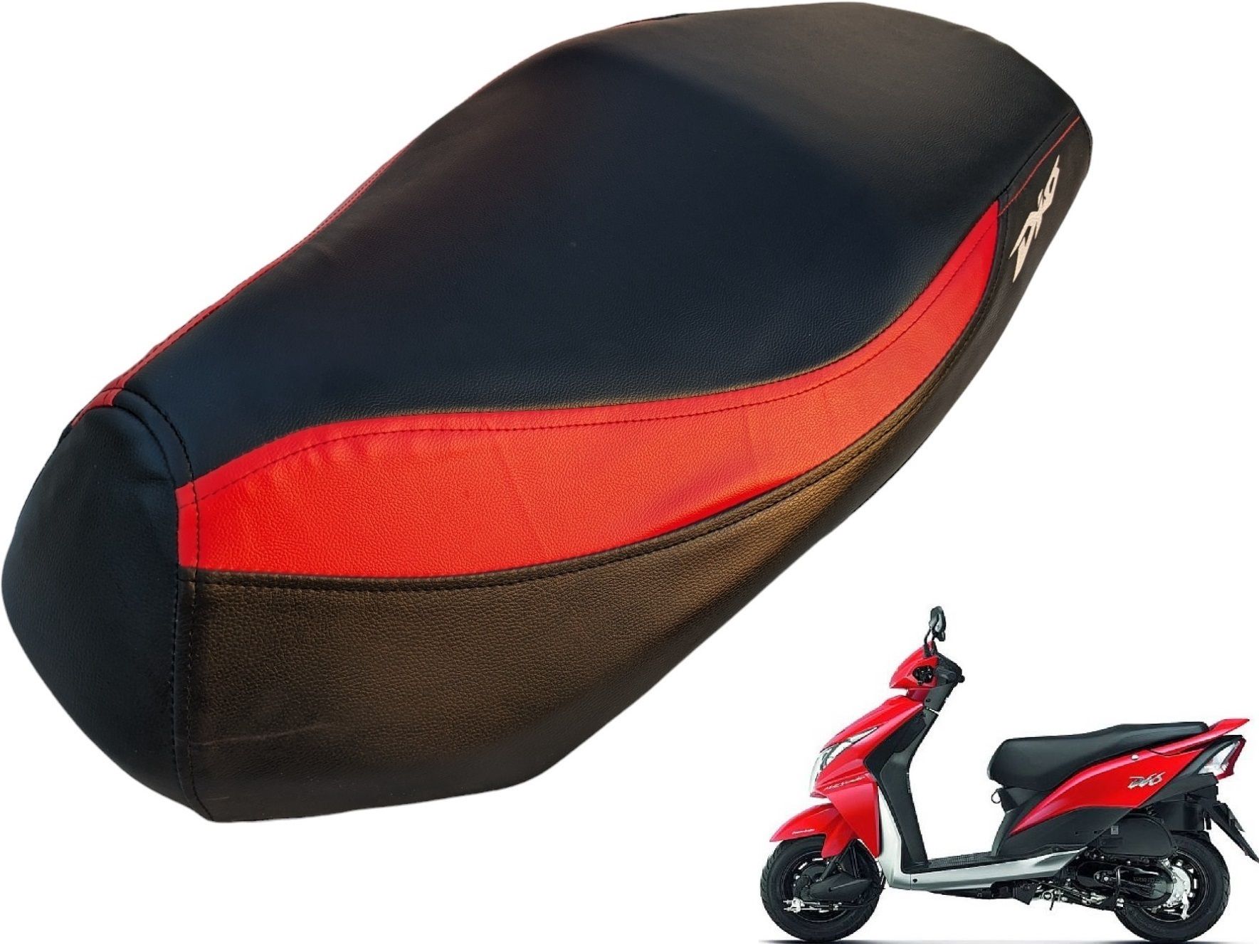 HONDA D10 110 SCOOTY SEAT COVER Single Bike Seat Cover For Honda Dio-image-47
