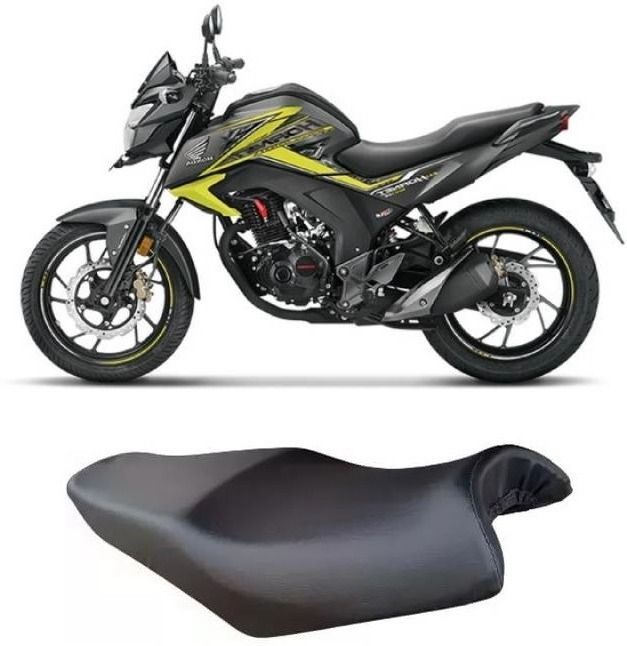 carbox enterprises New81-Black Color Bike Seat Cover [ Honda Hornet 160 ] Single Bike Seat Cover For Honda CB Hornet 160-picture-21