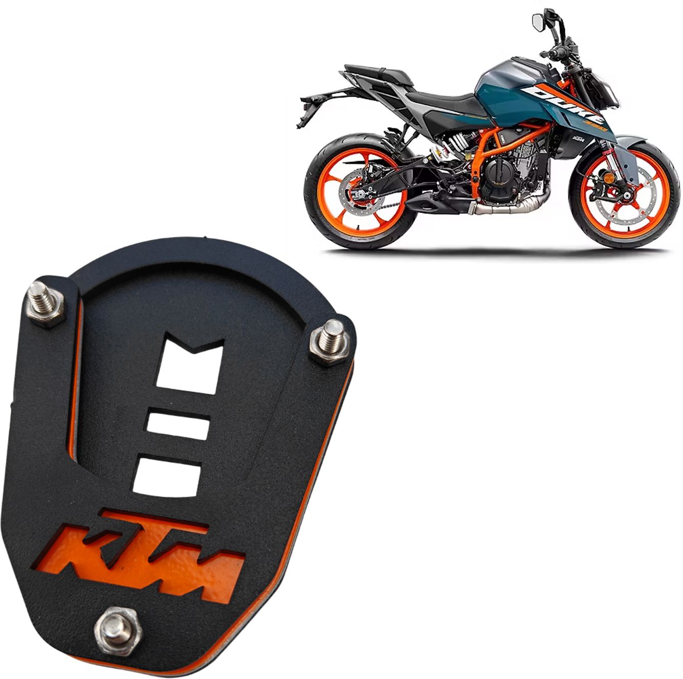 KTM Duke Gen 3 Side Stand Extender with Duke 125/200/250/390 & Adv 250/390 Side Stand-image-23