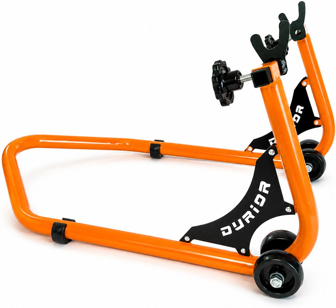 moxzilla Universal Spool Type Paddock Stand For Bikes Withstand upto 300kg Orange Bike Storage Stand-picture-13