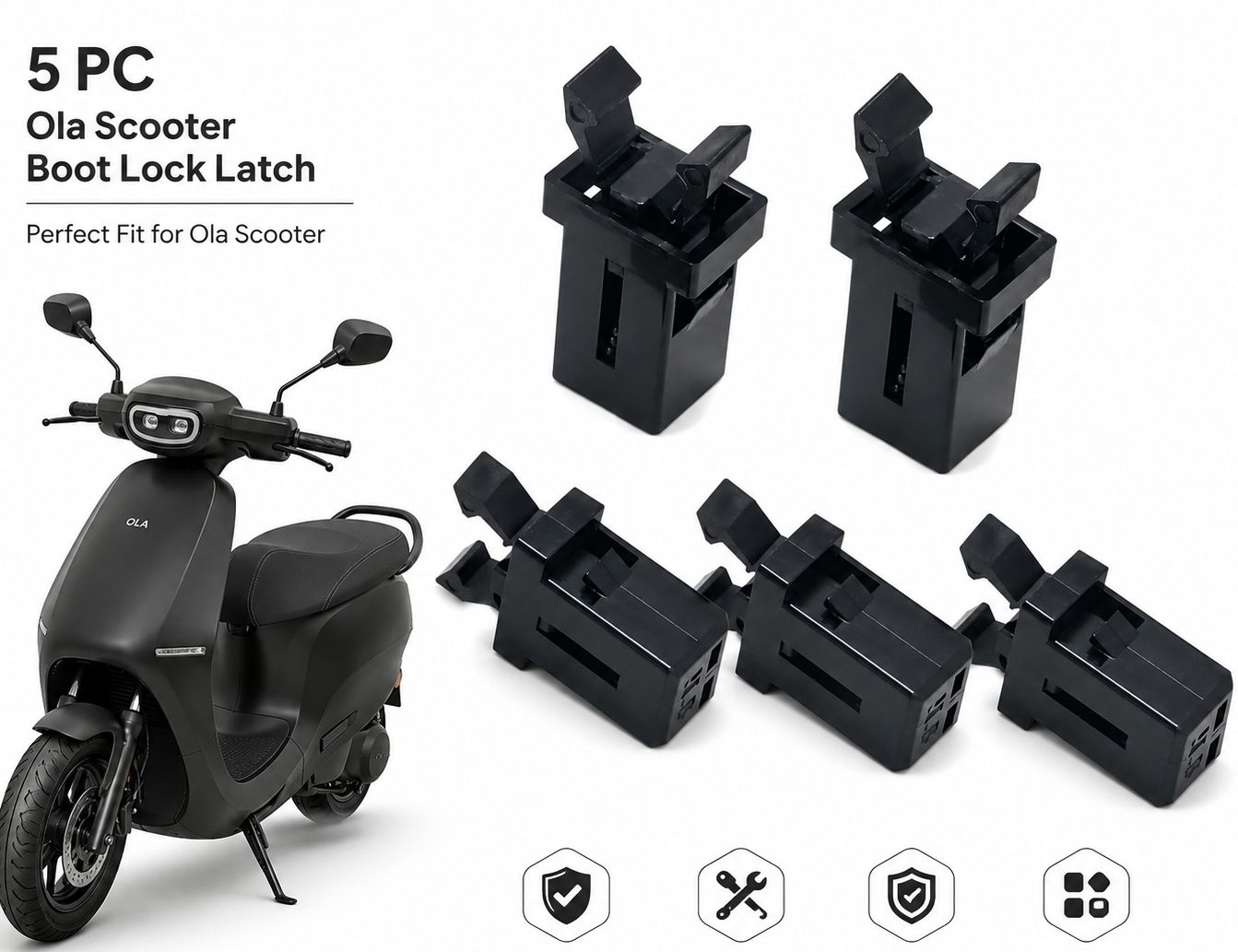 Ola charging push lock Swing Arm Cap-image-33