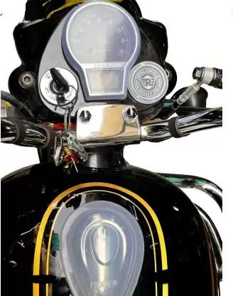 Speedo Meter, AMP Meter and Tank Cap Cover For RE Standard 2023 Bullet Bike Tank Pad