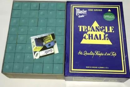 VS90 - TRIANGLE CHALK A GRADE - 144PCS Cue Chalk