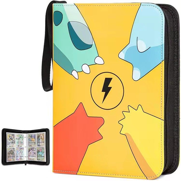 alexvyan Pokemon Card Binder,Card Collector Album Holder - 400 Cards Trading Card Binder Binder Index Divider-picture-9