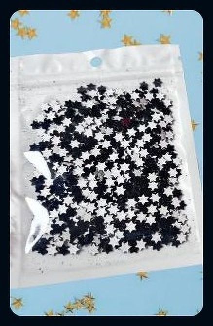 NEW-NEW BLACK STAR - 1 PCSViswamungi Women and Girls Black Bindis-image-21