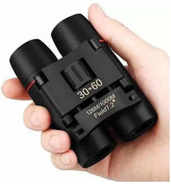 VISHMART Pocket Light Weight 30x60 Roof Binoculars for Adults, HD Professional Binoculars Binoculars
