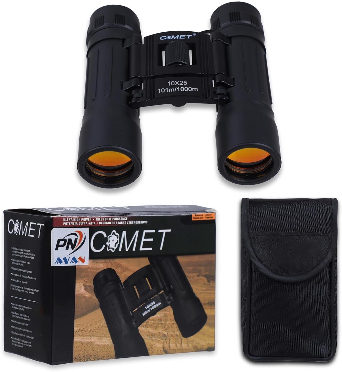 PN AVAN HD Vision 10x25 High Power Binoculars For Adult | Travel, Stargazing & Sports Binoculars-image-5