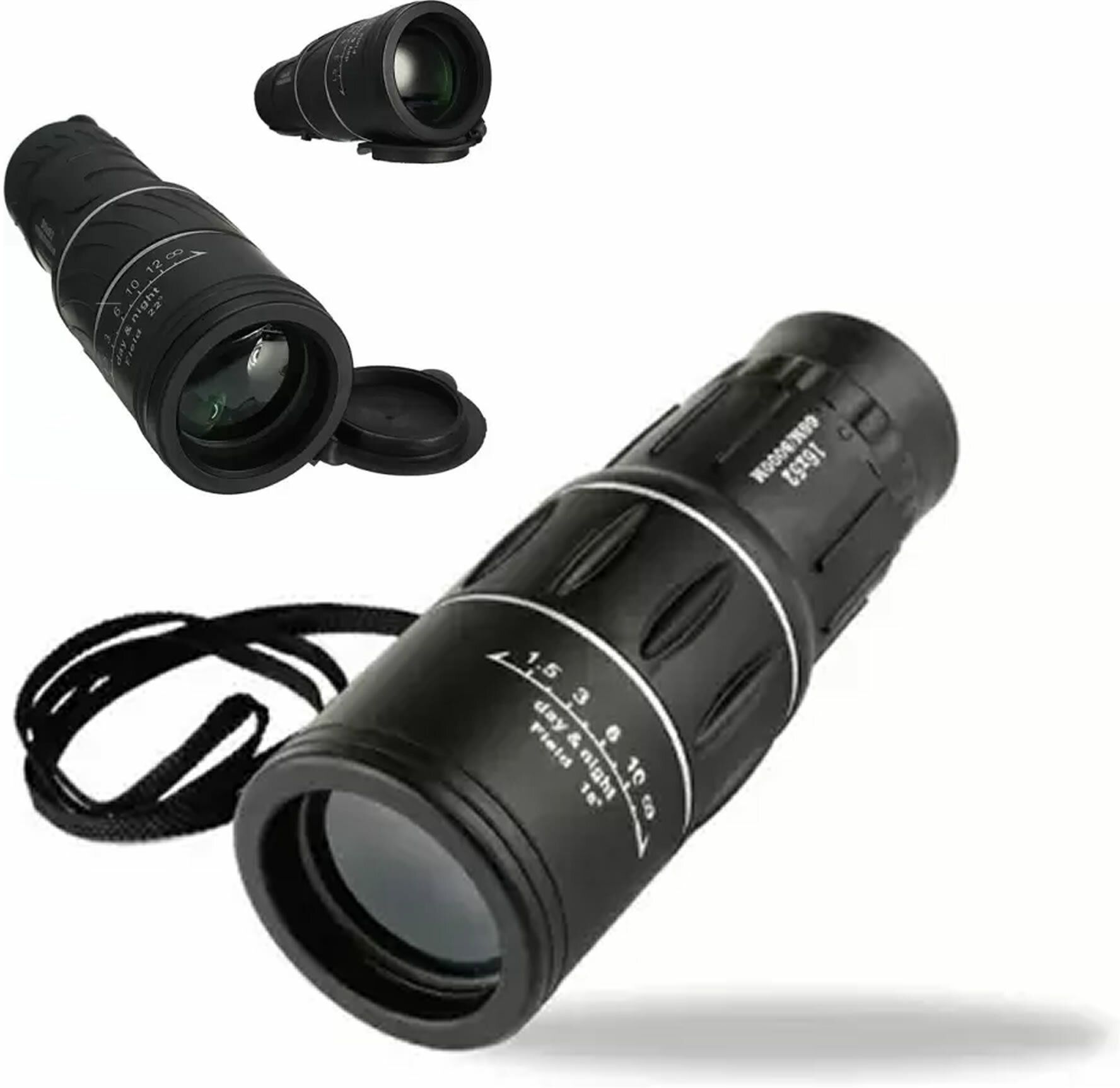 sellrider 16x52 monocular dual focus optics zoom telescope for birds watching/wildlife binoculars