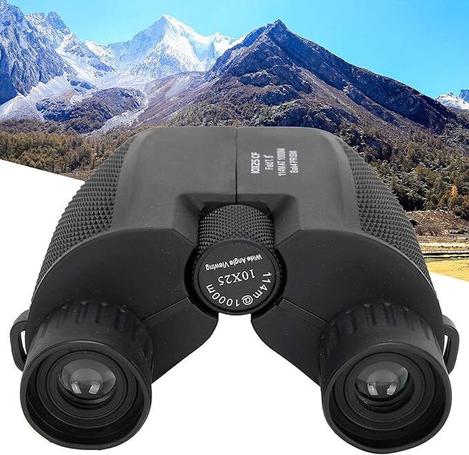 FIZONT MART Binoculars Telescope, 10x25 High Definition Night Vision Telescope Waterproof Binoculars