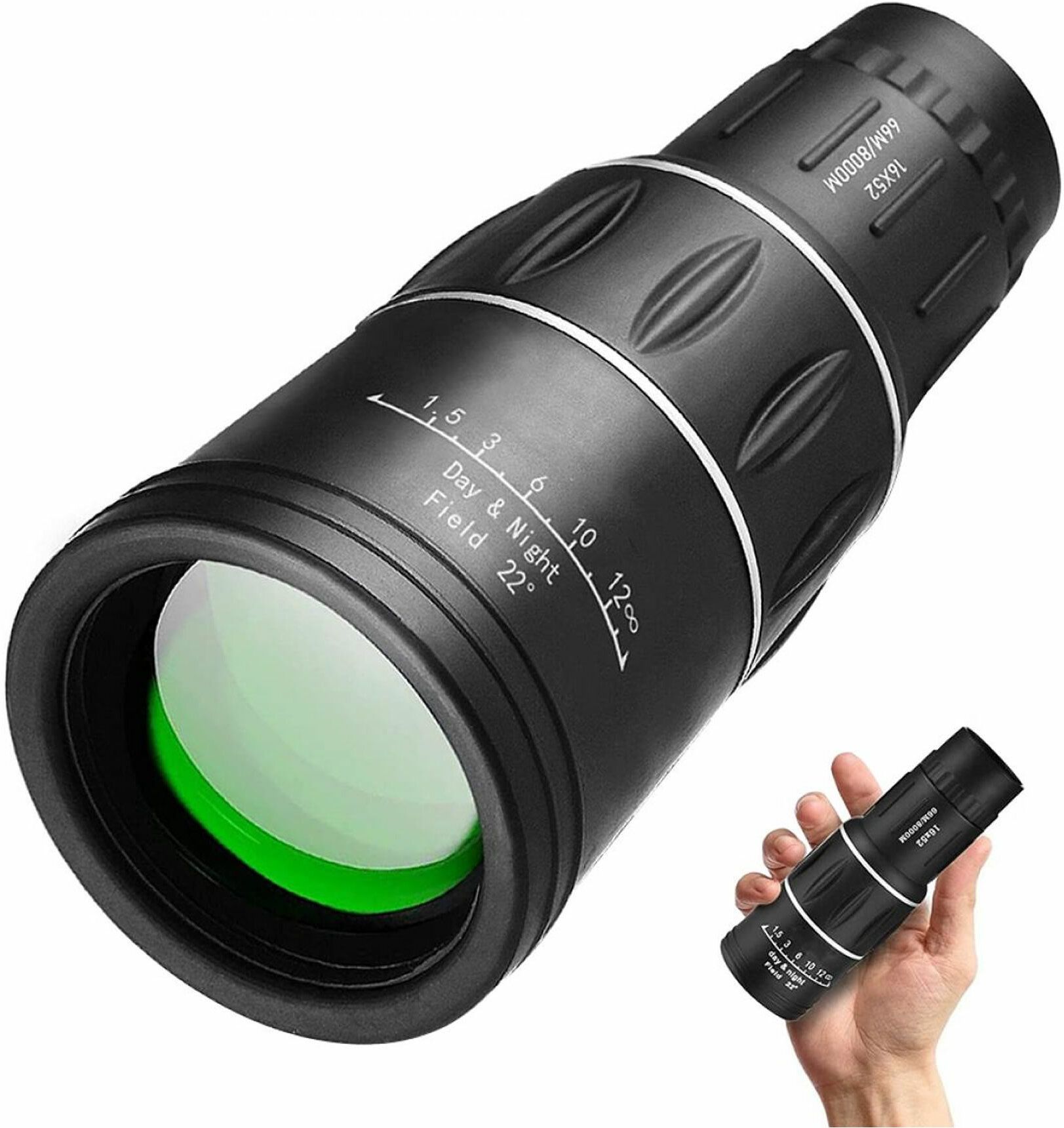 SellRider Full HD 16X52 Waterproof Army Prism Monocular for Bird Watching, Hunting,Camping Binoculars-image-31