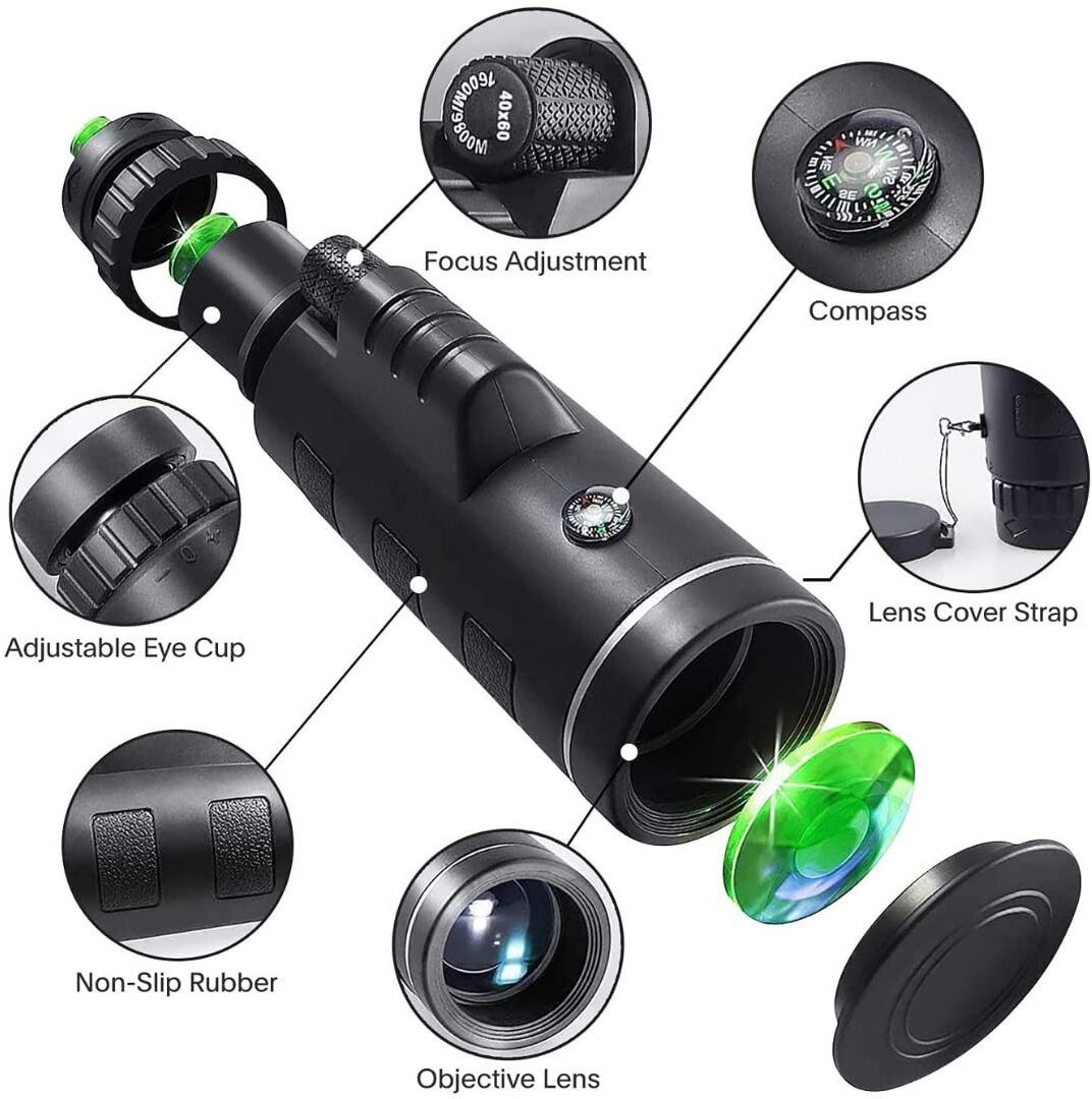 WIFTON Panda 40x60 Monocular with High Clarity Optical Lens Monocular-image-32