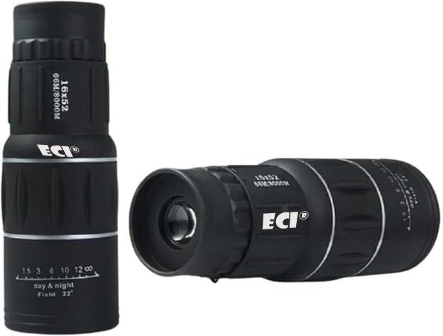 eci 16 x 52 dual focus zoom armoring monocular telescope monocular