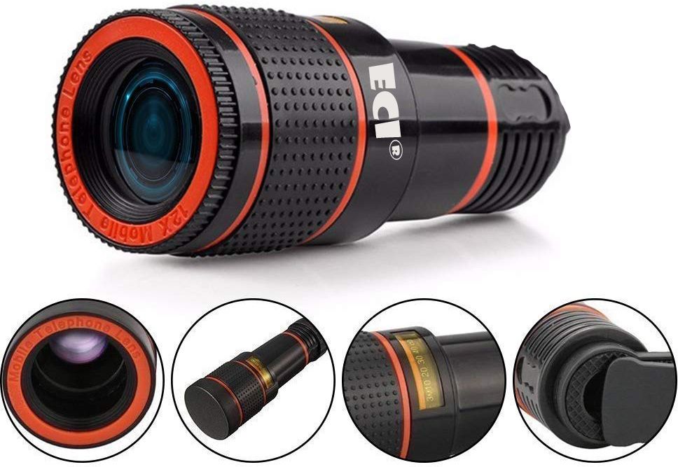 eci 8x optical zoom lens for universal telescopic monocular