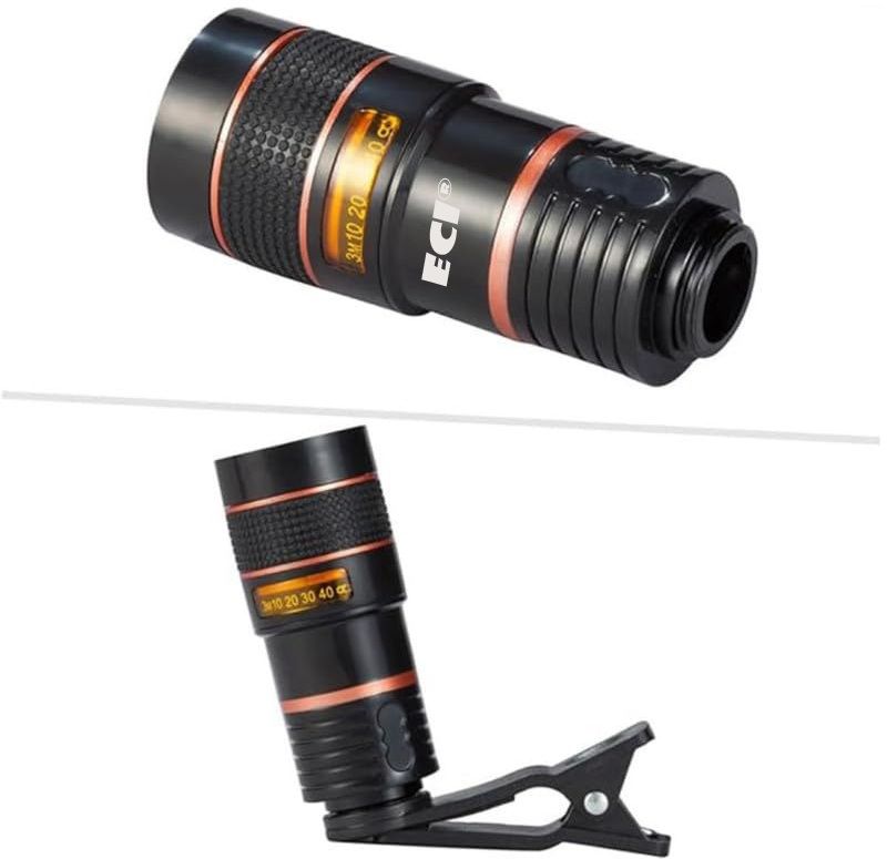 eci 8x zoom lens 12 years warranty mobile telescope lens monocular