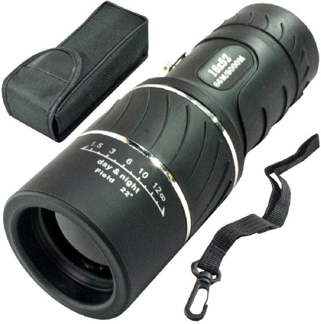 Justakeit 16X52 Powerful Prism Binocular Monocular Telescope with Pouch.. Monocular