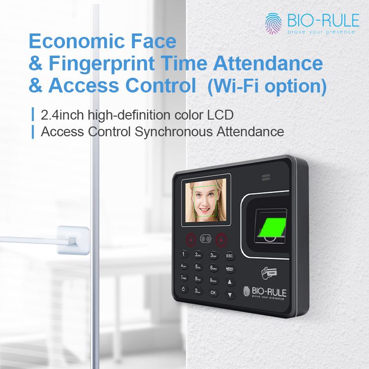 BIO RULE Touchless Face Attendance Machine(Face=300+Finger=1000+Card=1000+Wi-Fi) Access Control, Time & Attendance-image-40