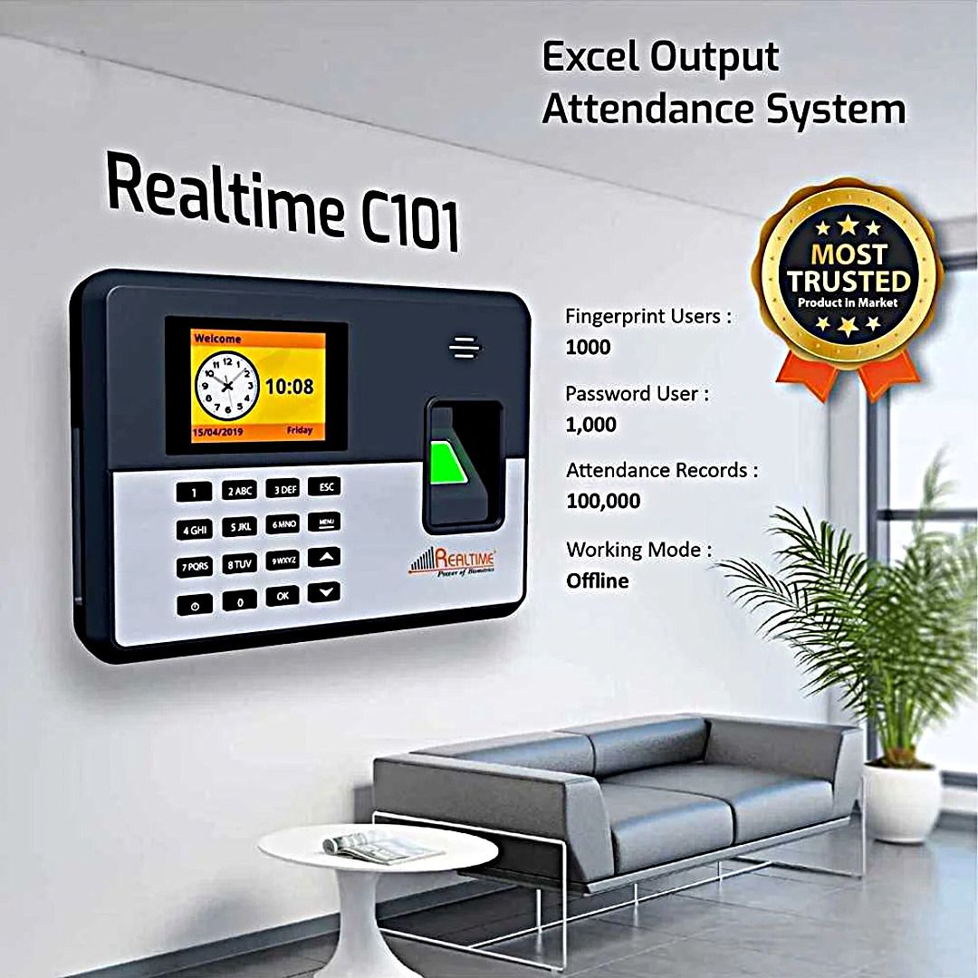 C101 Best Quality Secure Attendance Machine Time & Attendance-image-45
