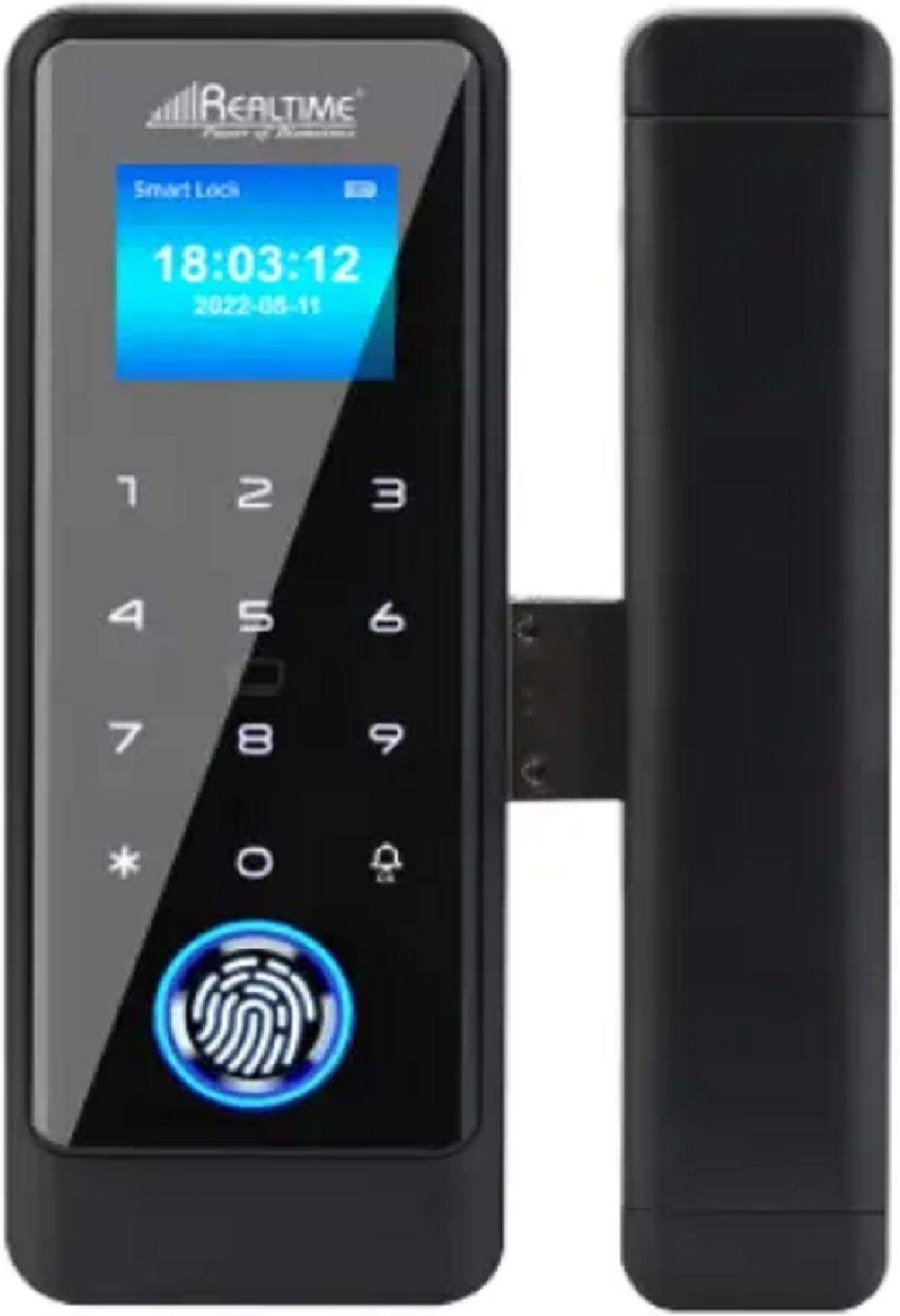 realtime GLS 900 Biometric wifi Glass Door Lock with Fingerprint & Mobile App Door Locks-picture-40