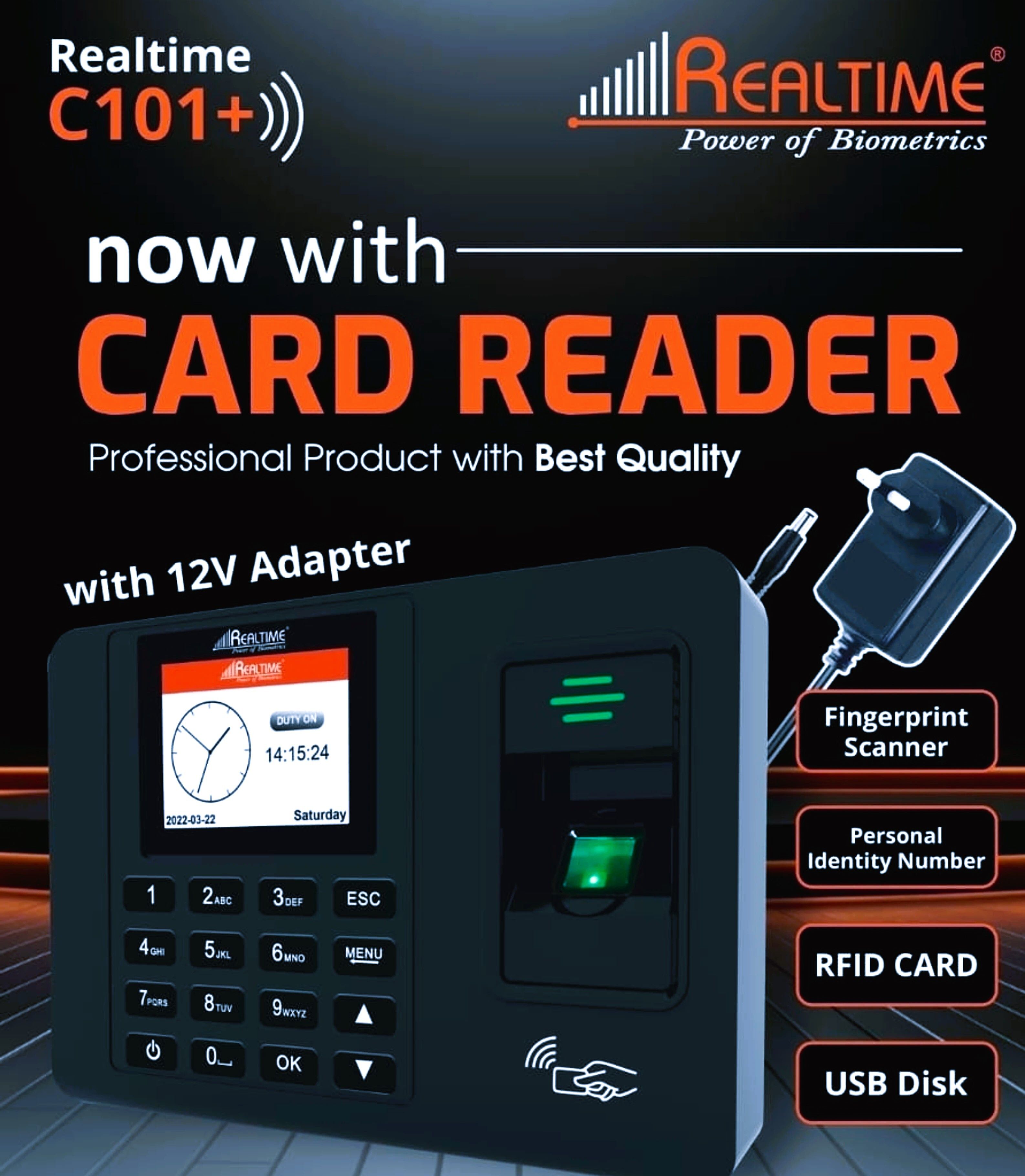 realtime C101+ Biometric Offline Attendance Machine with Access Control (No Wi-fi) Time & Attendance-picture-38