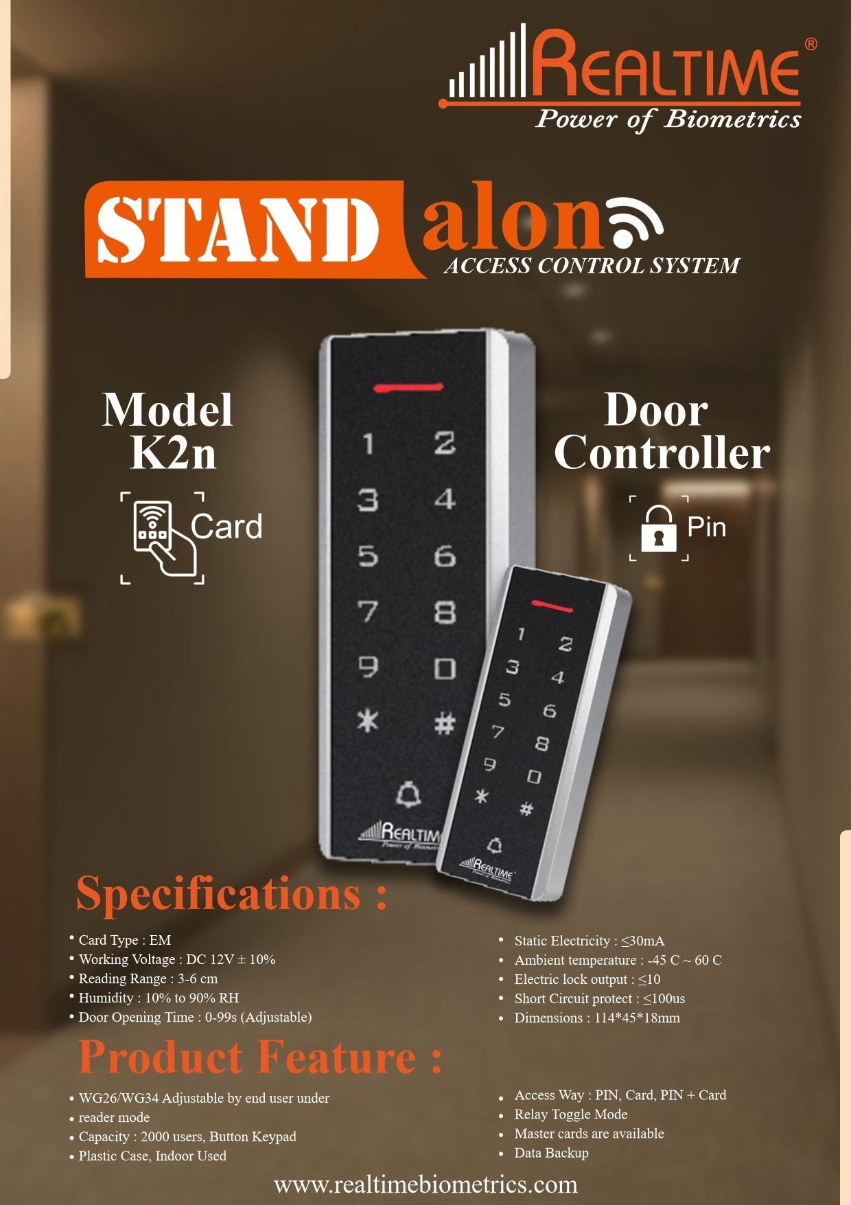 K2n Best Quality Stand Alone Access Control
