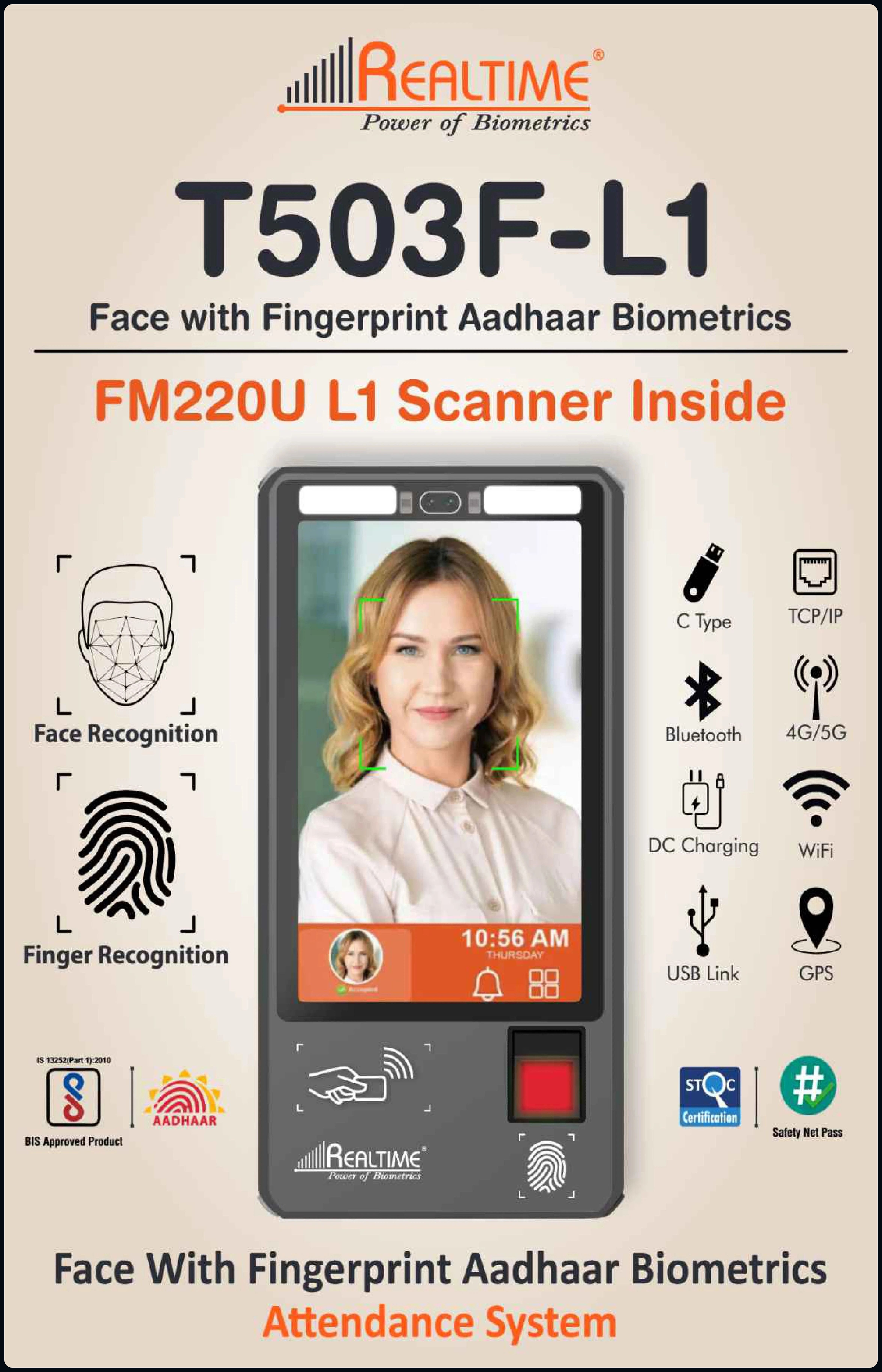Pre_T503F-L1 FACE WITH FINGER PRINT Aadhaar Biometrics Aendance System Access Control, Time & Attendance-image-40