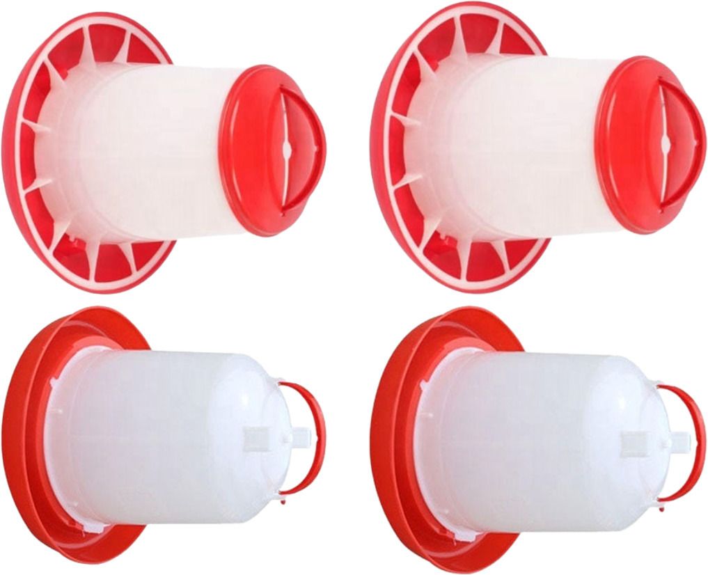 tm&w semi auto small birds' feeder 1.5kg drinker 1.5 ltr =4 pcs Common Bird Feeder-picture-35
