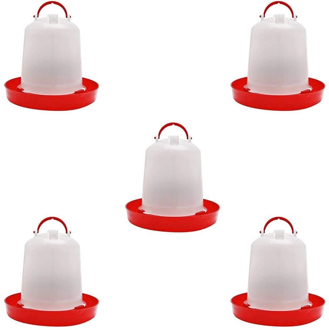 tm&w 1.5L Semi Auto Poultry Water Drinker for All Birds Feeder 5 Pcs Pack Set Window Bird Feeder Bird Feeder-picture-16