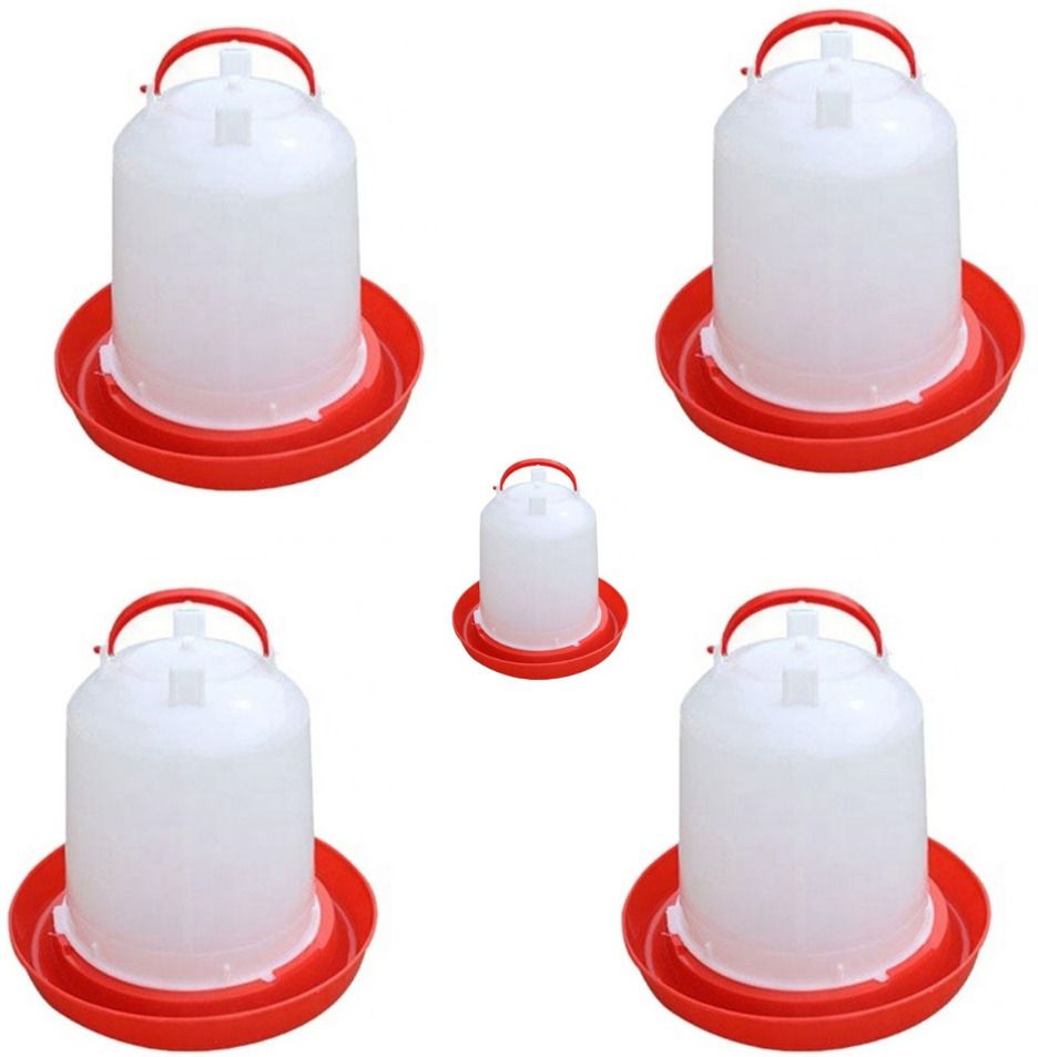 tm&w poultry equipment drinker combo of 1 pcs 1.5 ltr. 5 pcs pack Common Bird Feeder-picture-18